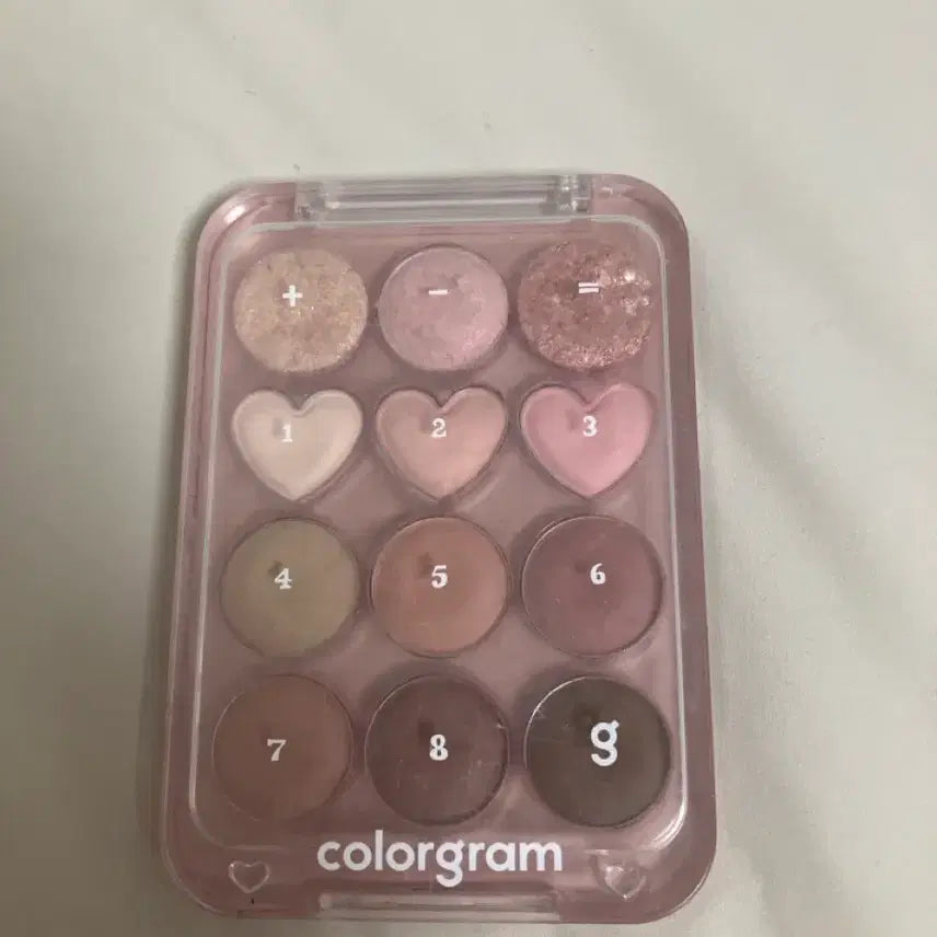 [BUNJANG] Colorgram Pink Plus Mute is Love Eye Palette / 컬러그램 아이 팔레트 섀도우 핑크더하기뮤트는사랑