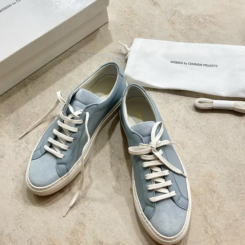 [BUNJANG] Common Projects Sneakers Powder Blue Women's Size 38 / 새상품) 커먼프로젝트 스니커즈 여성38 스카이블루