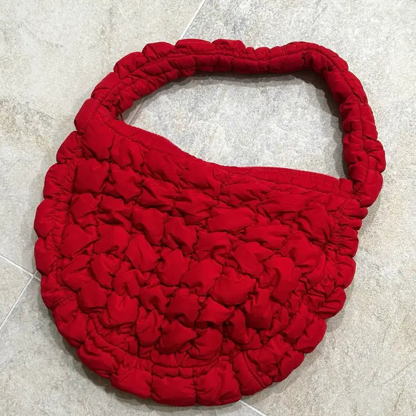 [BUNJANG] COS Quilted Mini Bag Red / 코스 퀼티드 미니백 레드