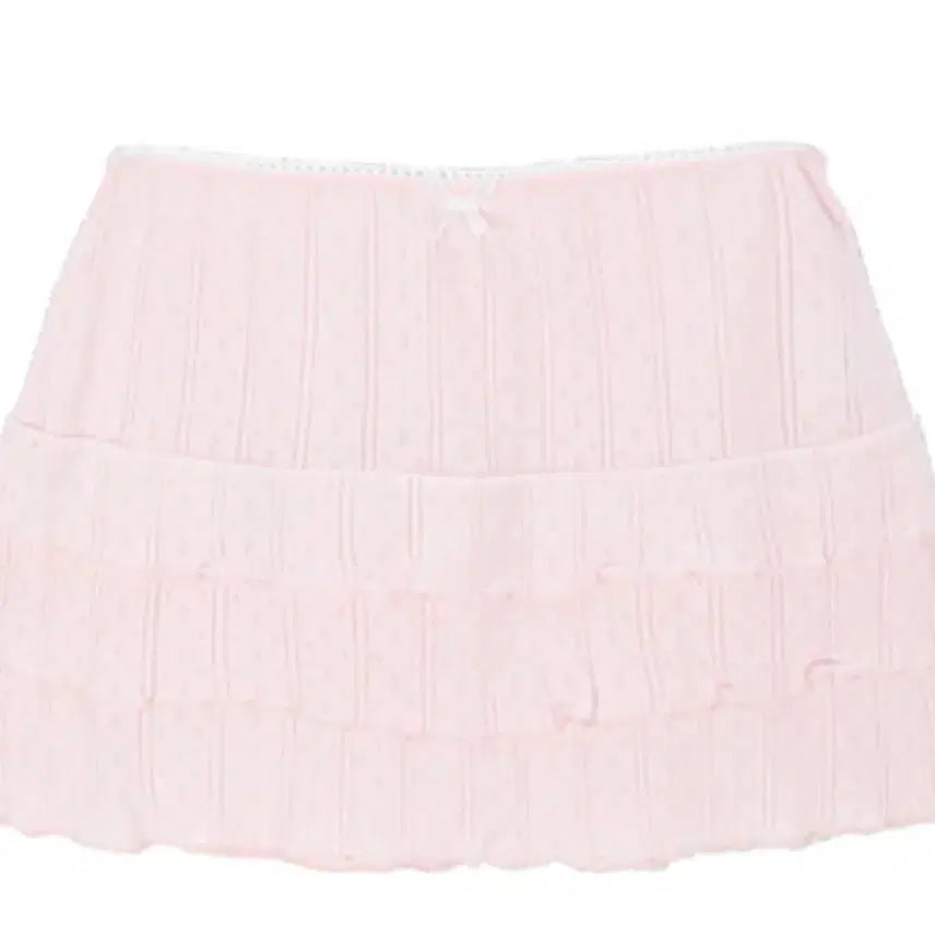 [BUNJANG] ASIF&E Lovely Eyelet Cancan Mini Skirt Pink / 에즈이프캘리 LOVELY EYELET CANCAN MINI SKIRT 핑크