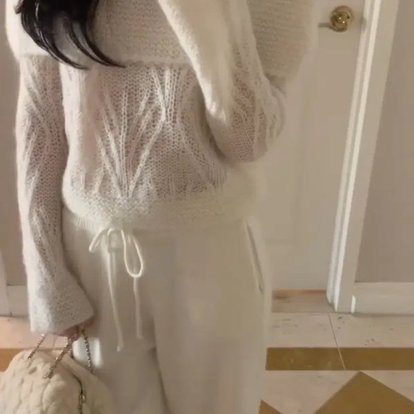 [BUNJANG] Le Plain Neige Kid Mohair Knit / 르플레인 네쥬 키드모헤어 니트