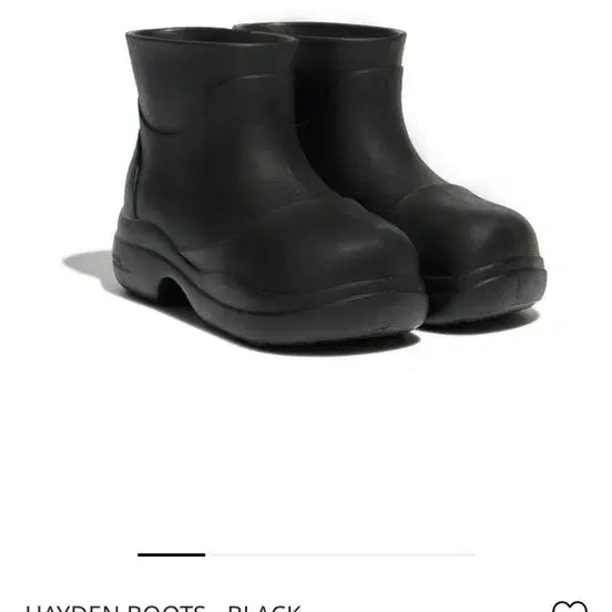 [BUNJANG] Rockfish Weatherwear Hayden Rain Boots Black / 락피쉬웨더웨어 헤이든 (레인)부츠 블랙 Hayden 230