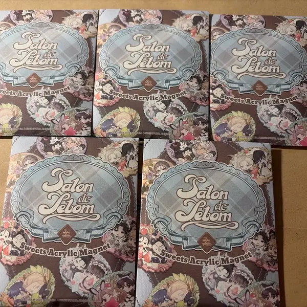 [BUNJANG] Salon De Rebom Resin Sweets Acrylic Magnet Bundle (5 pcs) / 레봄 레진 봄툰 살롱드레봄 마그넷 랜덤 미개봉 5개 원가양도