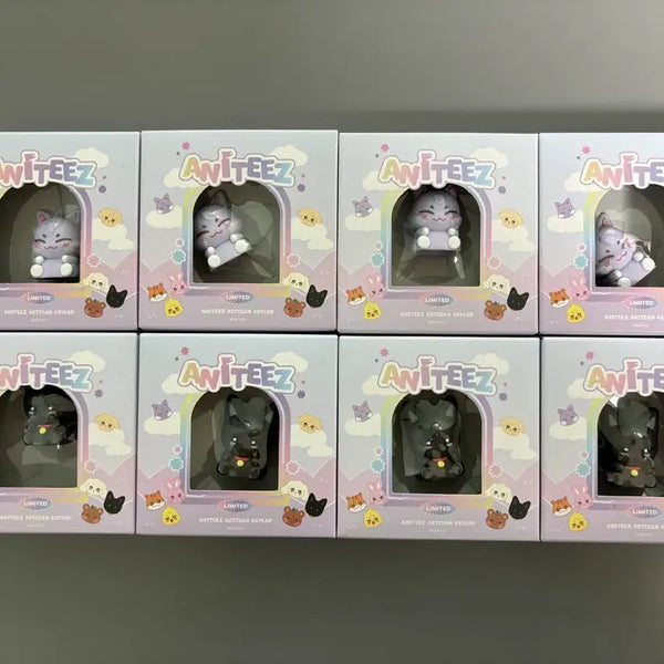 [BUNJANG] ATEEZ Aniteez Artisan Keycap (Sanddoki, Wooyonyang) Bundle Set / 에이티즈 애니티즈 아티산 키캡 산덕이 우요냥