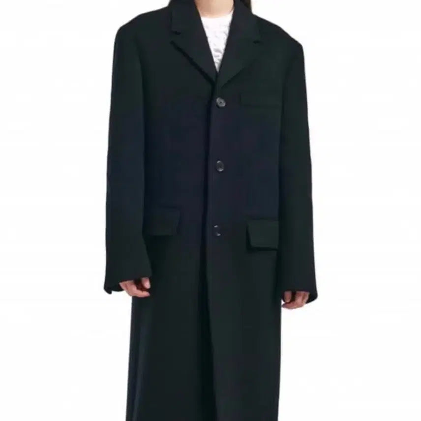 [BUNJANG] MNGU Chesterfield Coat Black S / [새상품] MNGU 엠엔지유 밍구 체스터필드 코트 블랙 S