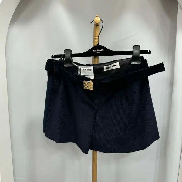 [BUNJANG] Miu Miu Corduroy Skirt Size 38 / 미우미우 코듀로이 스커트 38사이즈