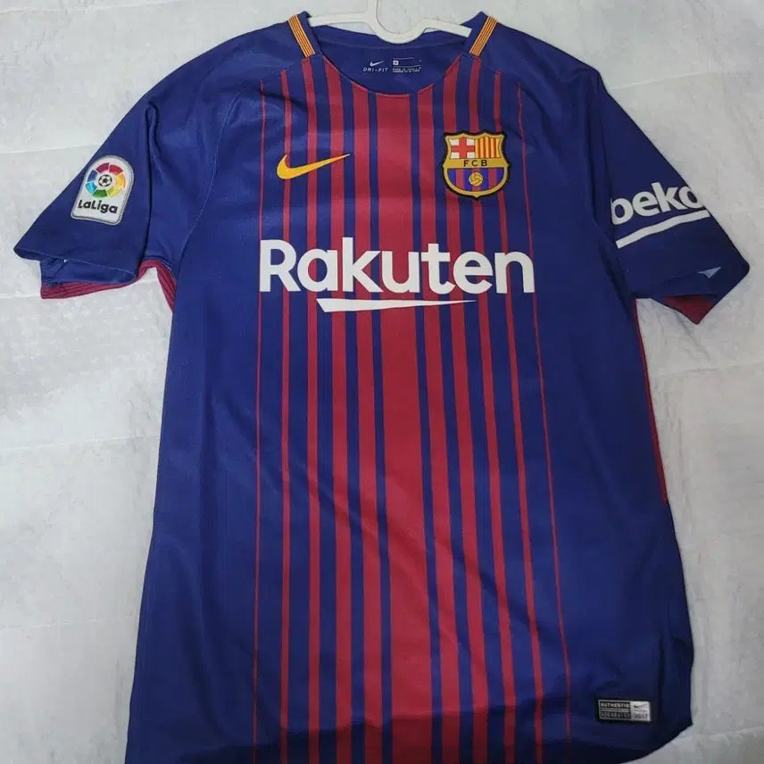 [BUNJANG] FC Barcelona Lionel Messi 2017-2018 Home Jersey / 17/18 바르샤 메시 홈 유니폼