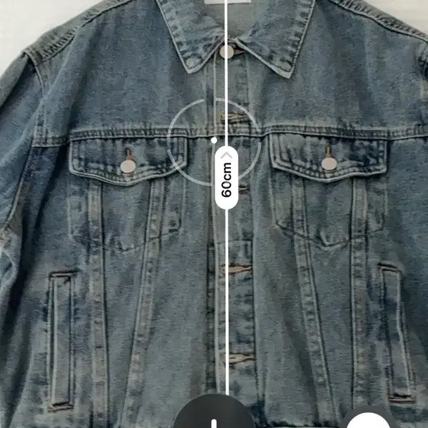 [BUNJANG] Vintage Cropped Denim Jacket / 빈티지 크롭 청자켓