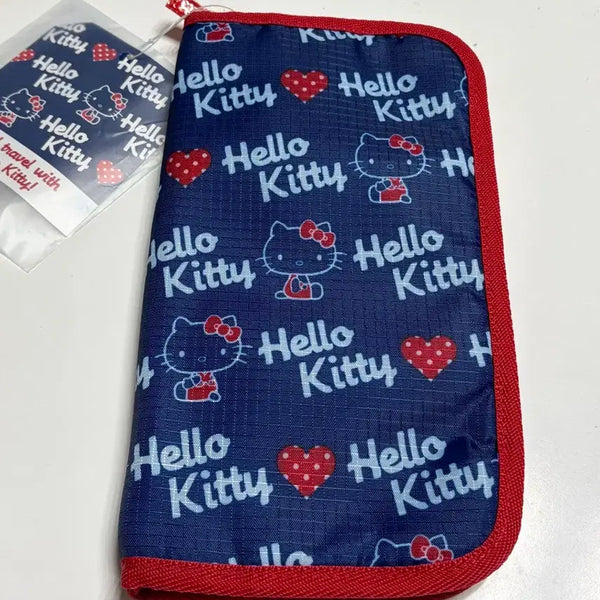 [BUNJANG] Hello Kitty Classic Flat Pouch Travel / 헬로키티 고전 플랫파우치 트래블