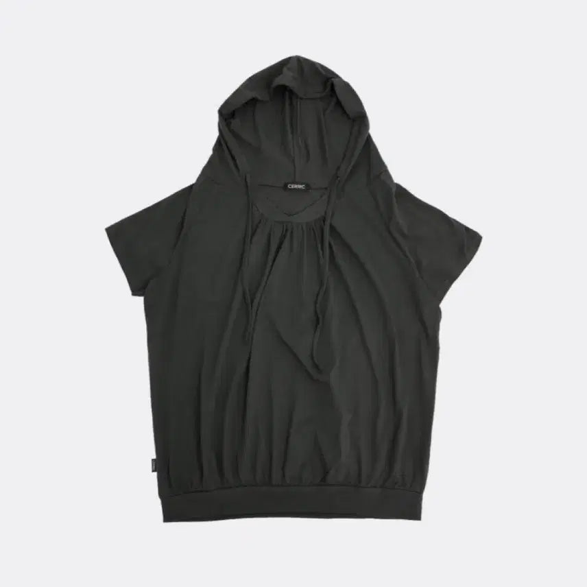 [BUNJANG] Seric Rouge Hooded Top Charcoal / 세릭 루즈 후디드 탑 차콜