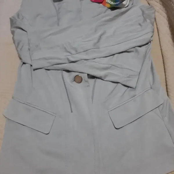 [BUNJANG] Macaw Women's Light Grey Light Jacket Size 100 (90-105) / [새상품] 여성의류 마코/ size: 100(90-105)