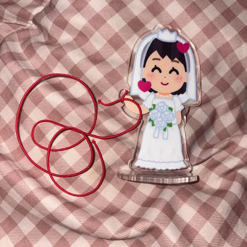 [BUNJANG] Ilustoya Wedding Acrylic Room Decor Figure / 이라스토야 웨딩 아크릴 방꾸템