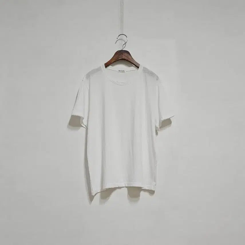 [BUNJANG] Bimin Round Neck Cotton T-shirt / 바이민 라운드 면티