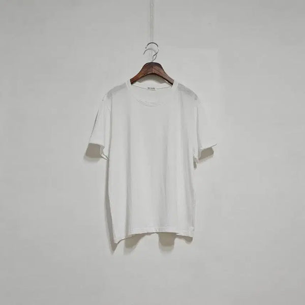 [BUNJANG] Bimin Round Neck Cotton T-shirt / 바이민 라운드 면티