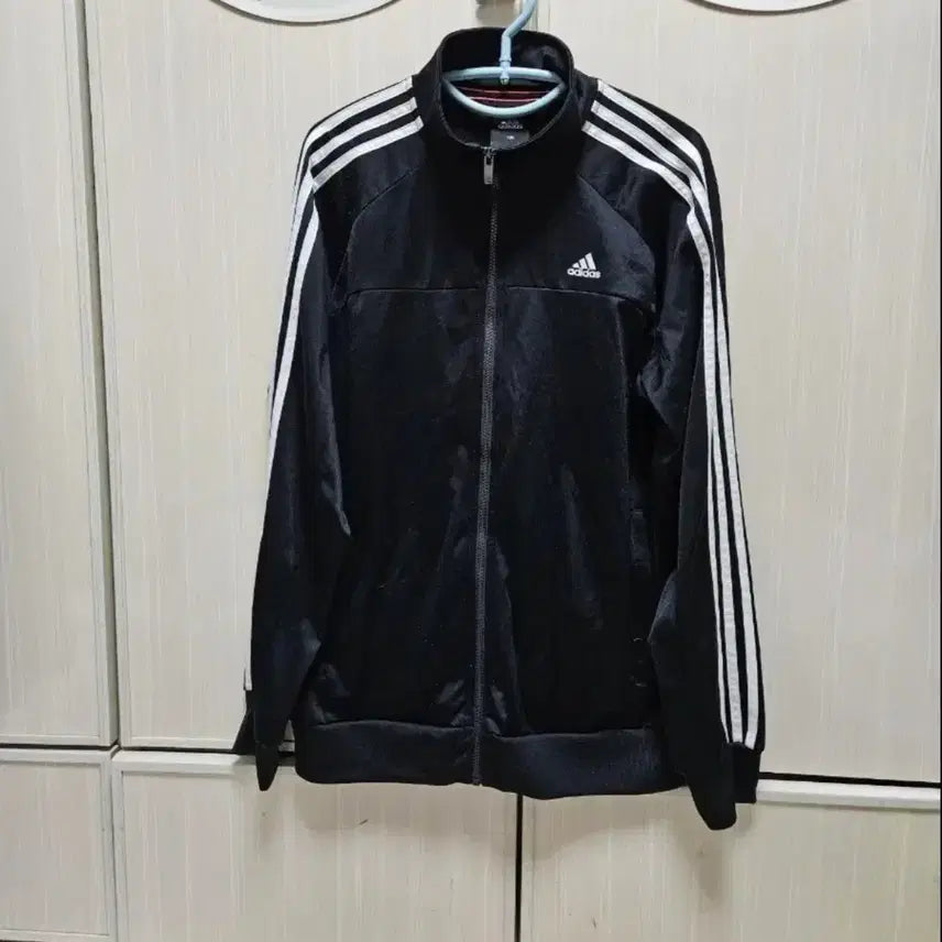 [BUNJANG] Adidas 3-Stripes Track Top Jersey Black / 아디다스 삼선 트랙탑 져지 블랙