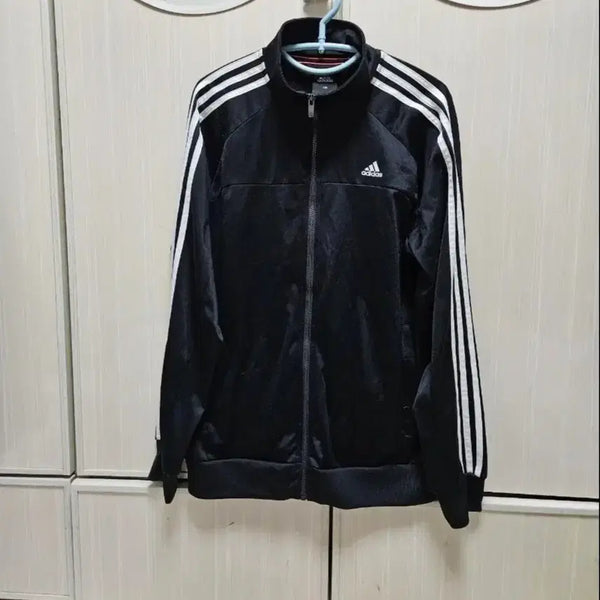 [BUNJANG] Adidas 3-Stripes Track Top Jersey Black / 아디다스 삼선 트랙탑 져지 블랙