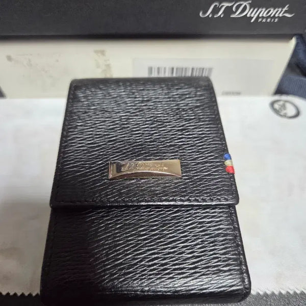 [BUNJANG] S.T. Dupont Genuine Leather Cigarette Case / 정품 S.T.듀퐁 시가렛박스 전용 천연가죽 케이스 국내구입 보증서 풀박스