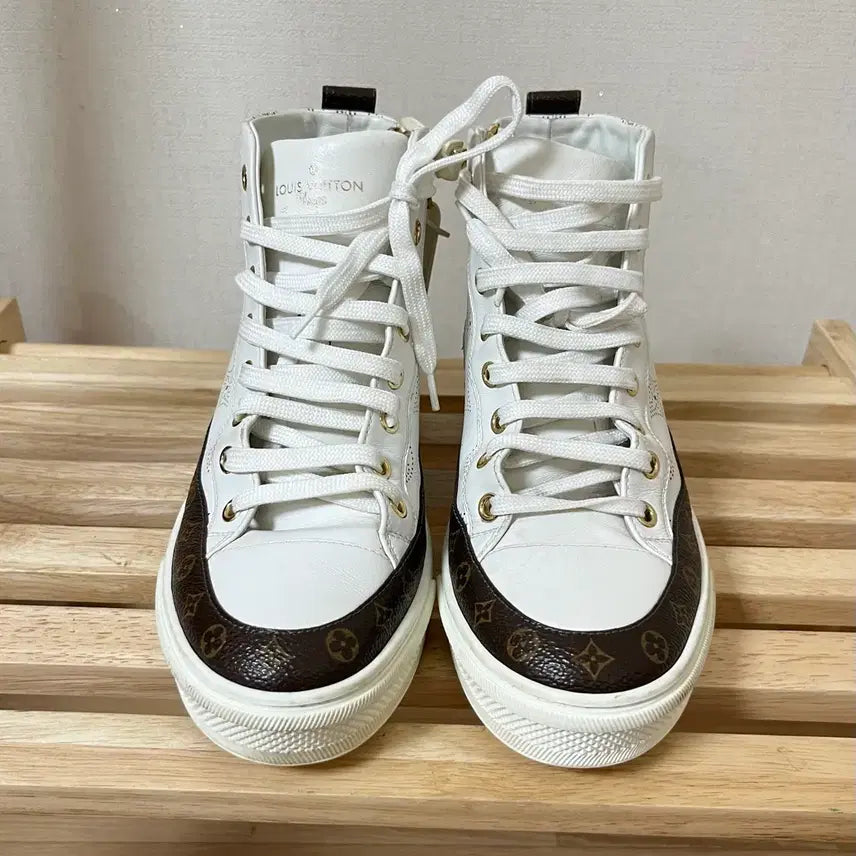 [BUNJANG] Louis Vuitton Monogram High-Top Sneakers (Size 36) / 루이비통 하이탑 스니커즈 36사이즈 정품