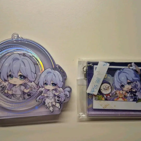 [BUNJANG] Honkai Star Rail Robin Can Badge Set & Kuijitan Keyring Bundle / 붕괴 스타레일 로빈 캔뱃지 세트, 쿠지1탄 키링 일괄 판매