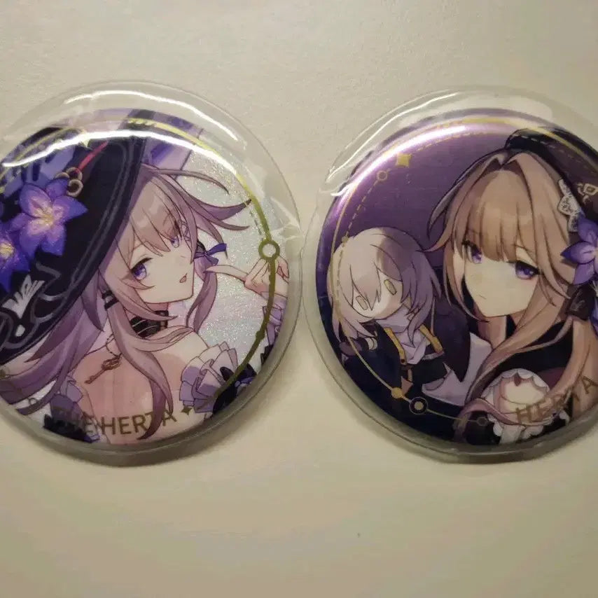 [BUNJANG] Honkai: Star Rail Herta & Herta Big Can Badge Bundle Set / 붕괴 스타레일 더 헤르타&헤르타 빅캔뱃지 일괄 판매