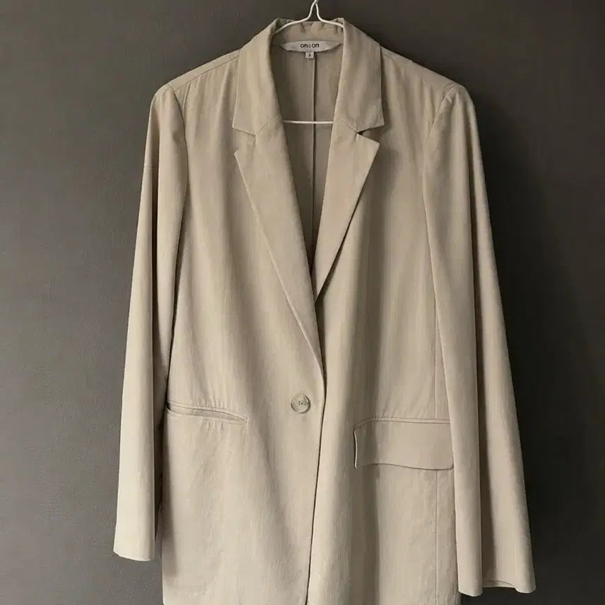 [BUNJANG] On & On Linen Jacket Size 1 / 온앤온 린넨 자켓 1