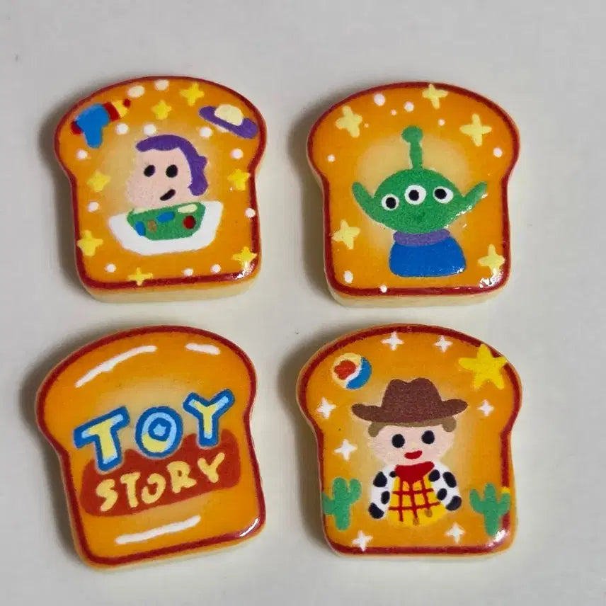 [BUNJANG] Toy Story Bread Miniature Set / 토이스토리 식빵 미니어처 세트