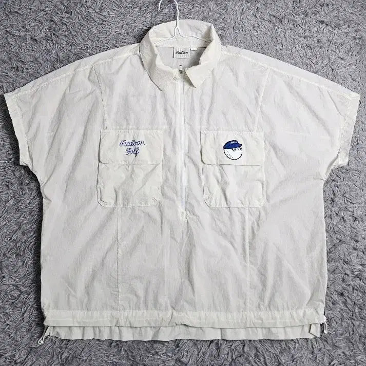 [BUNJANG] Malbon Golf Women's Woven Anorak L / 말본 MALBON 골프 우먼 우븐 아노락 L