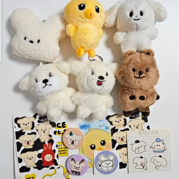 [BUNJANG] NCT127 Jungwoo Doll Bundle Set / nct127 정우 굿즈 인형 일괄 판매