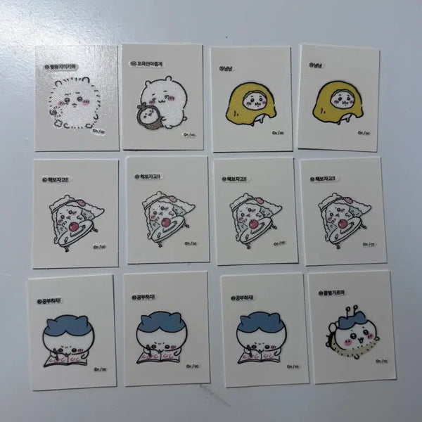 [BUNJANG] Cheekawaii Hachiware Sticker Set (Series 3) / 먼작귀 치이카와 하치와레 띠부씰 3탄 일괄