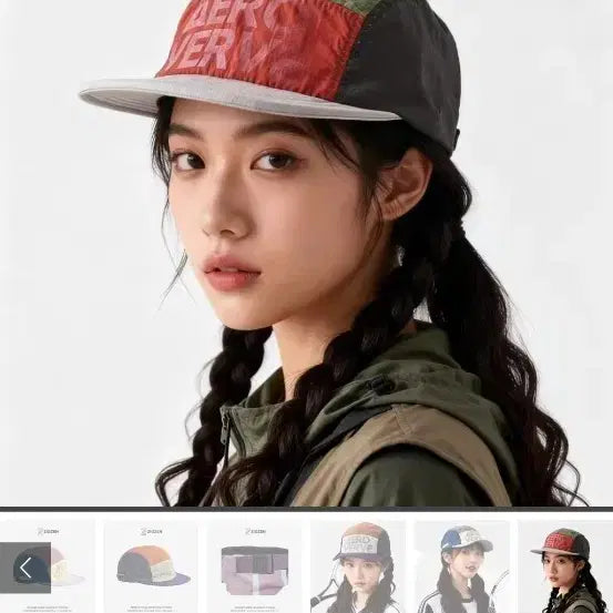 [BUNJANG] Zig-Zenn Color Block Mesh Cap / 지그젠 등산  러닝 모자 새제품