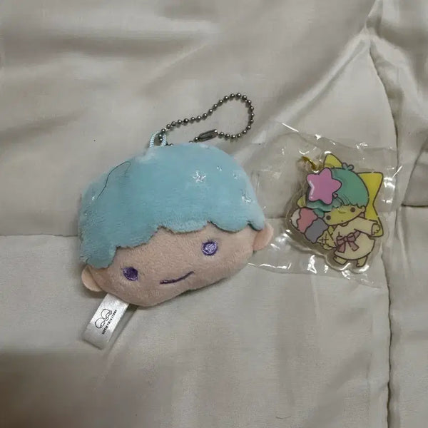 [BUNJANG] Little Twin Stars Keychain Set (Plush & Acrylic) / 리틀트윈스타 키링두개