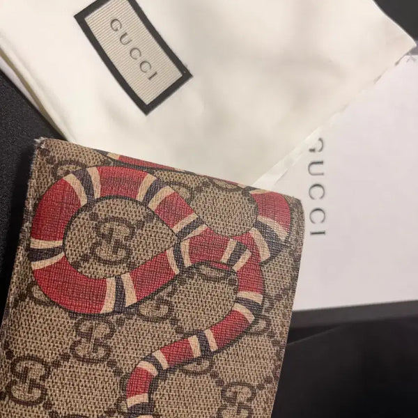 [BUNJANG] Gucci Kingsnake Bi-fold Wallet / 구찌 킹스네이크 반지갑