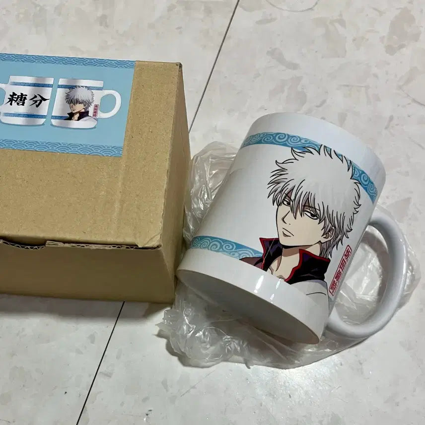 [BUNJANG] Gintama Pop-up Gintoki Mug Cup / 은혼 팝업 긴토키 머그컵 양도