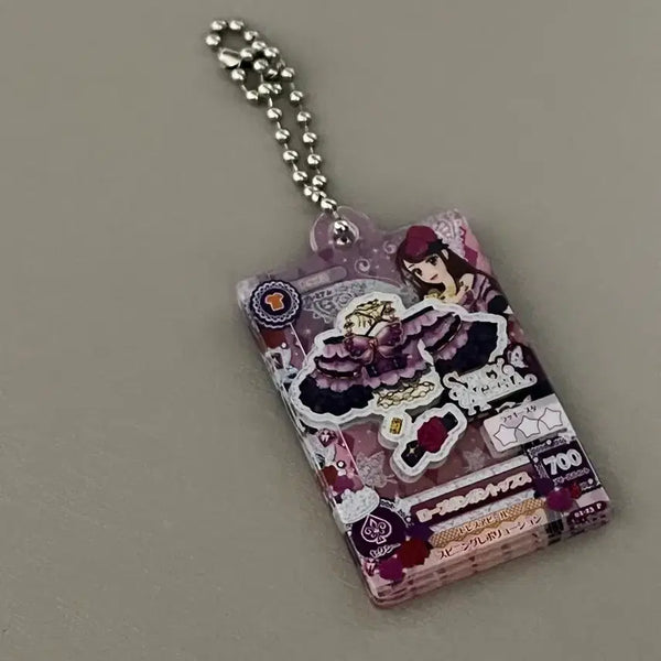 [BUNJANG] Aikatsu! I Am Star Acrylic Charm Keychain / 아이카츠 아이엠스타 가챠 가샤폰 보라 아크릴 키링 양도