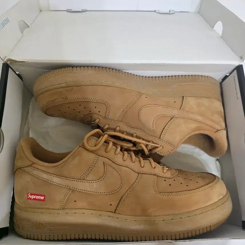 [BUNJANG] Nike x Supreme Air Force 1 Low Flax / 나이키 x 슈프림 에어포스 1 로우 플랙스
