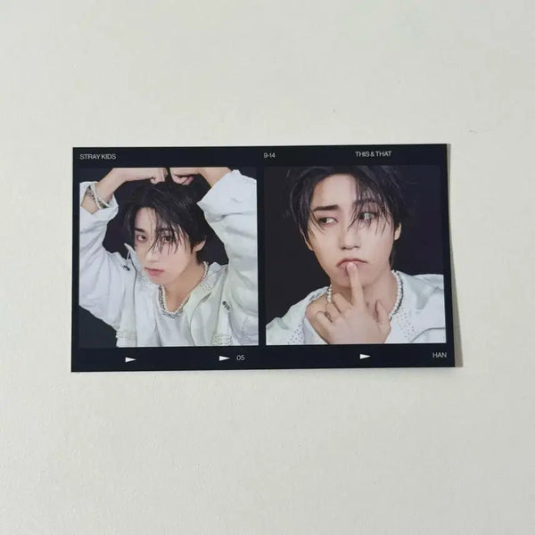 [BUNJANG] Stray Kids Han Jisung 2-Cut Photo Truck Version / 스트레이키즈 스키즈 디스앤댓 트럭버전 2컷 포토 한지성