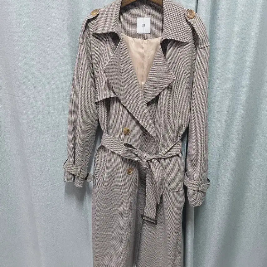 [BUNJANG] Checked Trench Coat / 잔체크  트렌치코트66