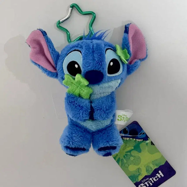 [BUNJANG] CGV Stitch Four-Leaf Clover Doll Keychain / Cgv 스티치 네잎클로버 인형 키링