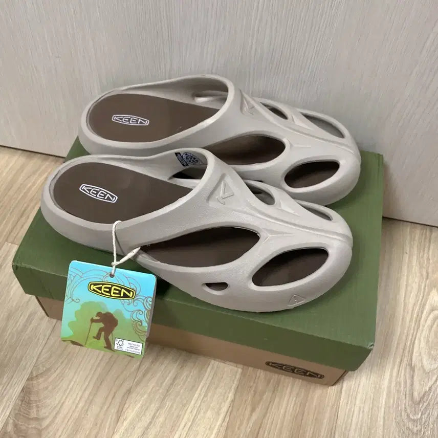 [BUNJANG] Kinn Shanti Beige Slippers 250mm / 킨 샨티 슬리퍼 베이지 250mm