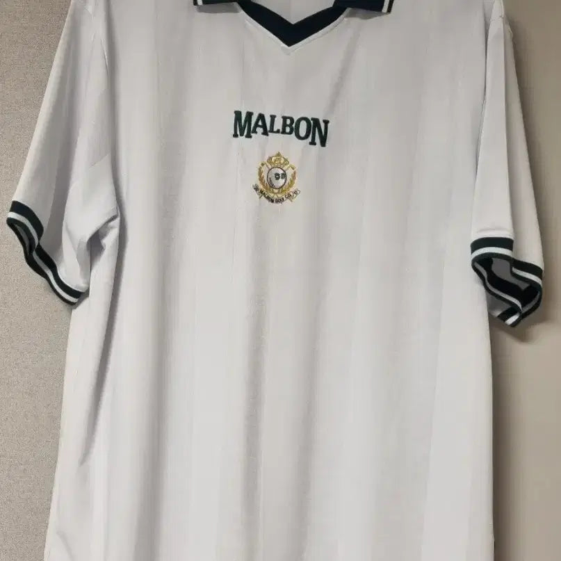 [BUNJANG] Malbon Mesh Stripe Short Sleeve T-Shirt 2XL / 말본 메쉬 스트라이프 2XL반팔 티셔츠 판매 합니다.