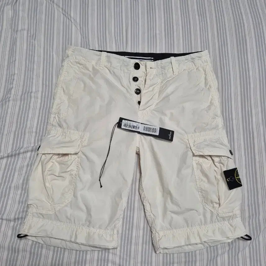 [BUNJANG] Stone Island 28-S Cargo Shorts / 매장판 한글택 28-S 스톤아일랜드 카고반바지