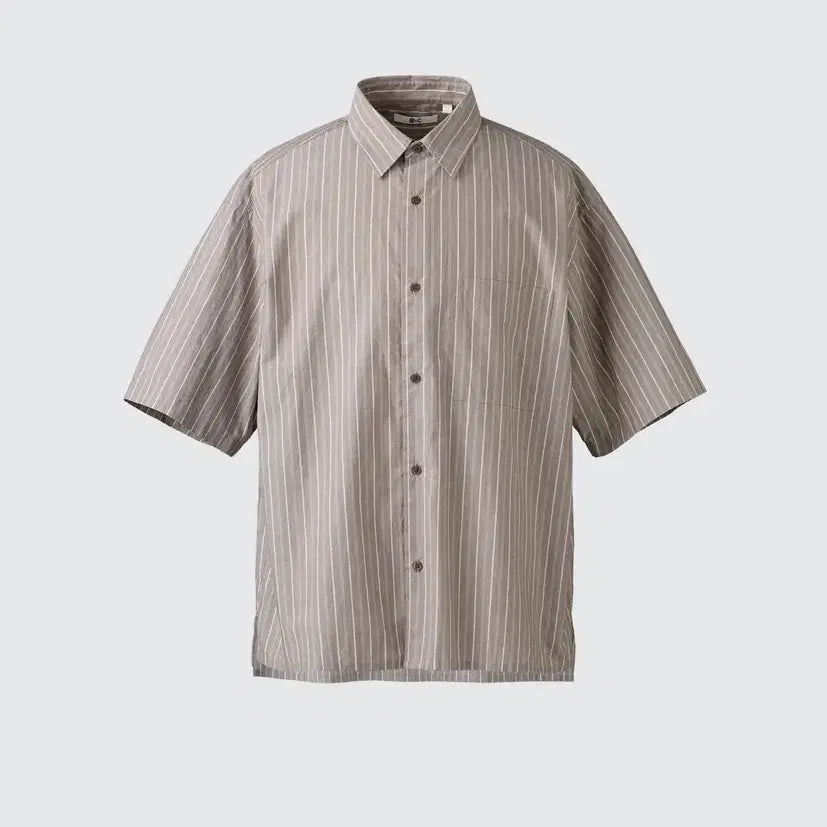 [BUNJANG] Uniqlo Broadcloth Oversized Short-Sleeve Shirt - Size S / 유니클로 브로드클로스오버사이즈셔츠 반팔 S