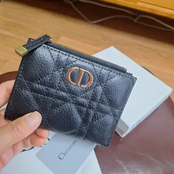 [BUNJANG] Dior Lady Dior Black Wallet / "(새상품)" 디 레이디 블랙 반지갑
