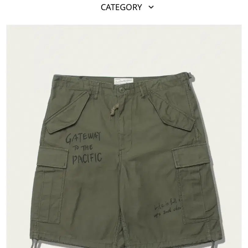 [BUNJANG] Avirex M-65 Fatigue Shorts / Avirex M-65 fatigue shorts