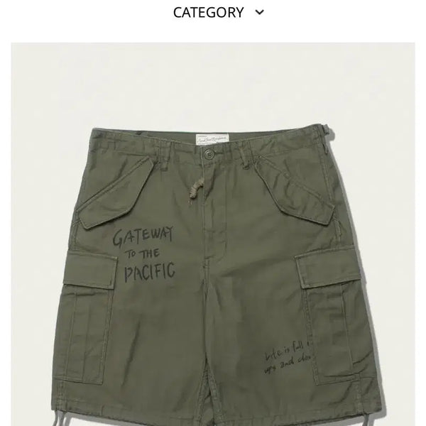 [BUNJANG] Avirex M-65 Fatigue Shorts / Avirex M-65 fatigue shorts
