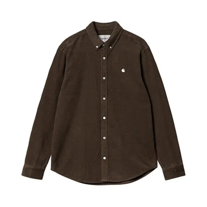 [BUNJANG] Carhartt Madison Corduroy Shirt Brown M / 칼하트 매디슨 코듀로이 셔츠 브라운 M