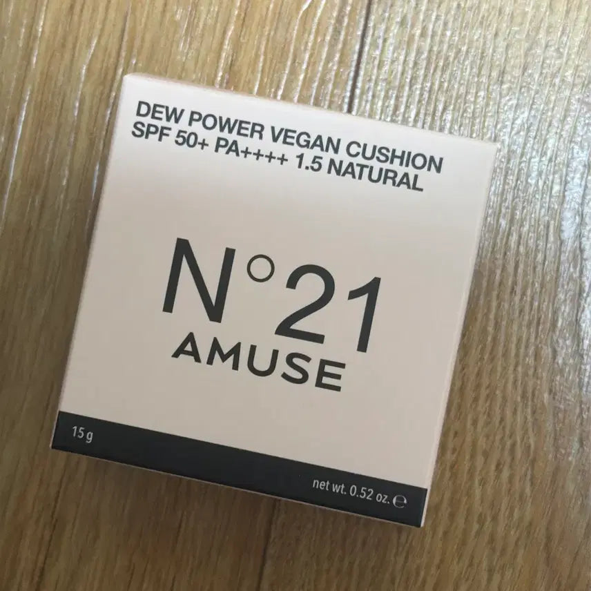 [BUNJANG] Amuse Dew Power Vegan Cushion (Limited Edition) / [N21 한정 에디션] 어뮤즈 듀 파워 비건 쿠션 본품 1.5내추럴