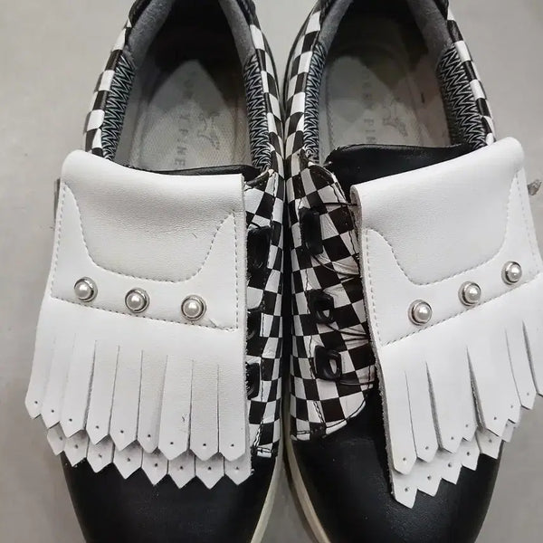 [BUNJANG] Toripines Checkered Golf Shoes / 토리파인스 골프화 체크 무늬 230