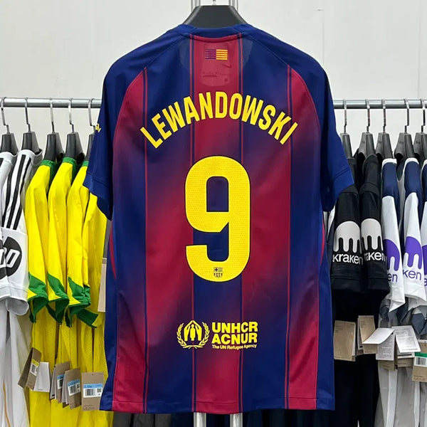 [BUNJANG] FC Barcelona 2025/26 Home Jersey #9 Lewandowski / 25/26 바르셀로나 홈 No 9 레반도프스키 유니폼