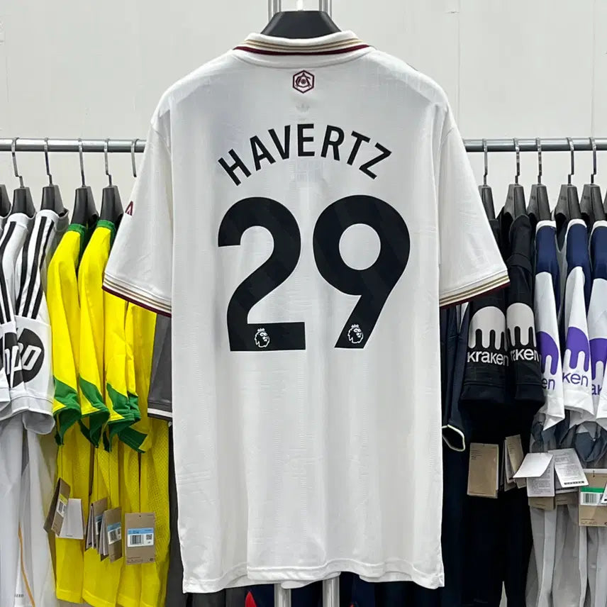 [BUNJANG] Arsenal 2025/26 Third Kit Declan Rice No. 29 Havertz Jersey / 25/26 아스날 써드 No.29 하베르츠 유니폼